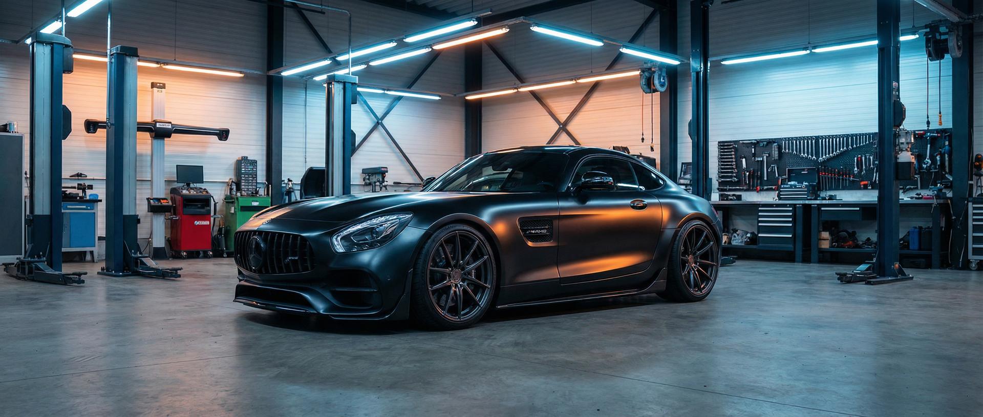 天美视频 AMG GT改装车间视频